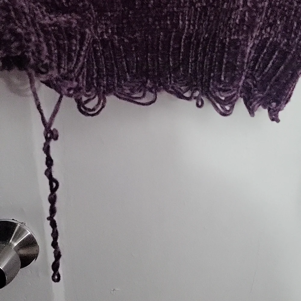 Purple Ruffle Pullover - Picture 6 of 8
